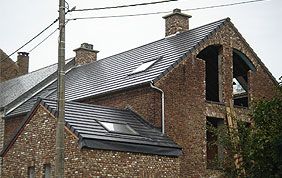 jolie maison à Rixensart avec toiture en ardoises
