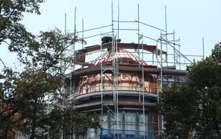 chantier De Look : toiture en dôme