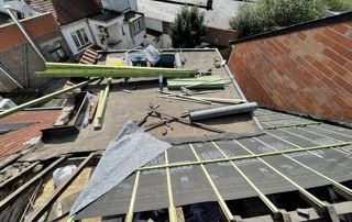 travaux en hauteur sur toiture