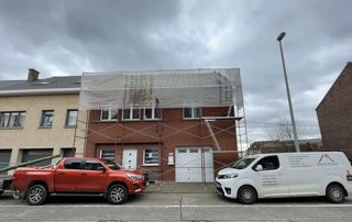 camionnette Delta-X sur chantier