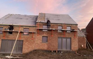 chantier à Charleroi
