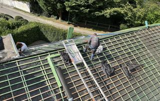 rénovation de toiture en pente à Bruxelles