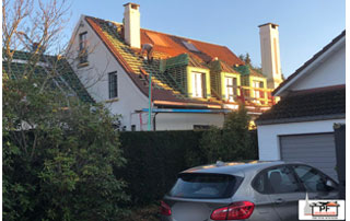 maison à Jodoigne avec toit de tuiles
